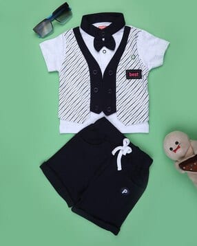 v-mart Printed Crew-Neck Short Sets-picture-26