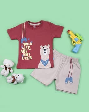 v-mart Graphic Print Short Sets-picture-51