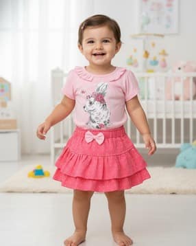 v-mart Graphic Print Skirt Sets-picture-39