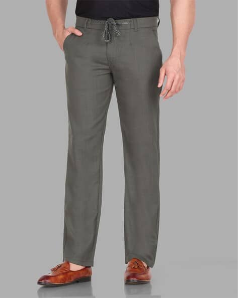 Buda Jeans Co Men Relaxed Fit Trousers with Insert Pockets