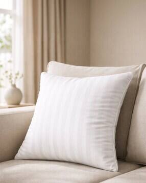 zensha decor Striped Square-Shaped Filled Cushion 16" x 16"-picture-42