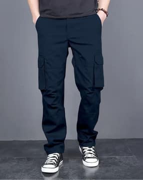 buda jeans co Men Relaxed Fit Flat-Front Cargo Pants-picture-30