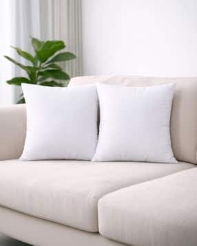 zensha decor Set of 2 Striped Filled Cushions 18" x 18"-picture-14