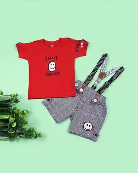 Printed T-Shirt & Shorts Set-image-25
