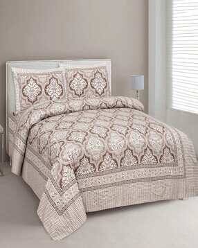  Jaipur Fabric Double Bed Sheet-picture-16