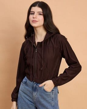 buda jeans co Women Regular Fit Hooded Jacket-picture-34