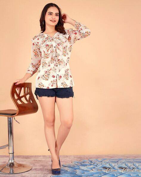 ETHNIQAL Women Regular Fit Top