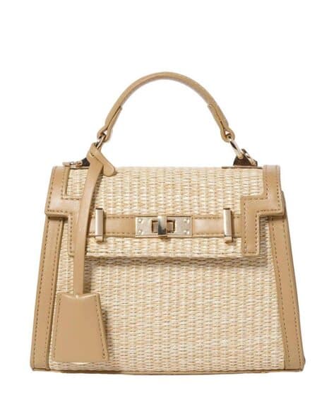 Forever New Women Patterned Satchel with Detachable Strap