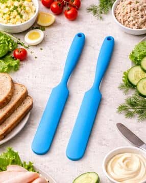 baskety Silicone Jam Spreader Spatulas with Long Handle-picture-20