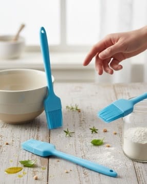 baskety Flexible Silicone Heat Resistant Oil Brushes -picture-14