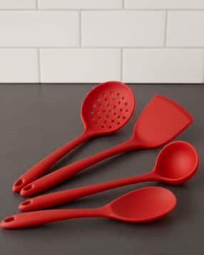 baskety Set of 4 Freezer-Safe Silicone Spatulas -picture-43