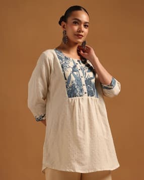 soch Women Cotton Floral Print Tunic-picture-12