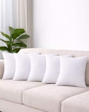 zensha decor Set of 5 Square-Shaped Filled Cushions 16" x 16"-picture-21