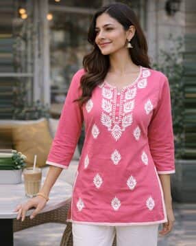 nyrika Women Embroidered Straight Kurti-picture-10