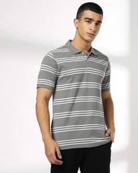 netplay Men Striped Slim Fit Polo T-Shirt-picture-40