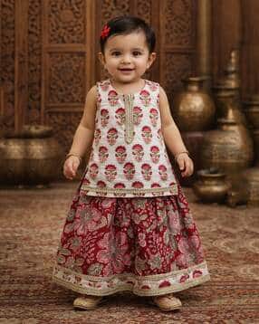 Printed 2-Piece Round-Neck Kurta Set-image-49