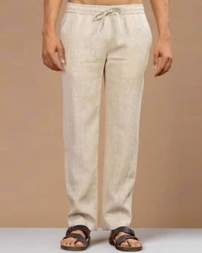 buda jeans co Men Relaxed Fit Flat-Front Trousers-picture-30