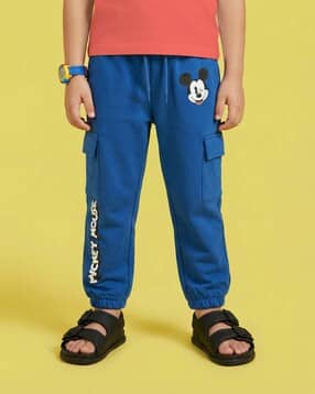 nauti nati Boys Mickey-Mouse Print Relaxed Fit Cargo Pnats-picture-41