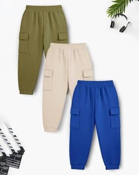 trampoline Boys Pack of 3 Mid-Rise Joggers-picture-22