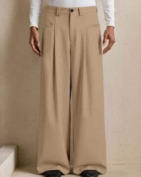 rajovati Men Wide Leg Mid Rise Trouser-picture-37