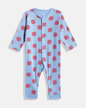 mothercare Apple Print Cotton Sleepsuits-picture-49
