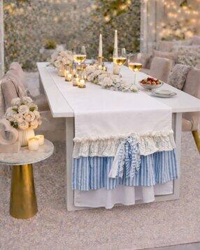 Ruffle Table Runner 13" x 60"-image-36