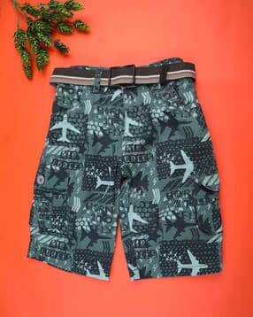 v-mart Boys Printed Mid-Rise Regular Fit Shorts-picture-53