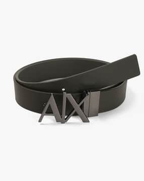 armani exchange Logo Plate Belt-picture-52