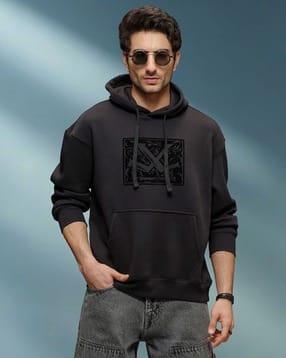 wrogn Men Cotton Relaxed Fit Hoodie-picture-52