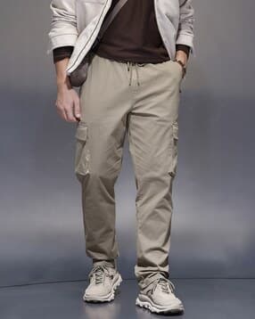 wrogn Men Mid Rise Cotton Jogger -picture-27