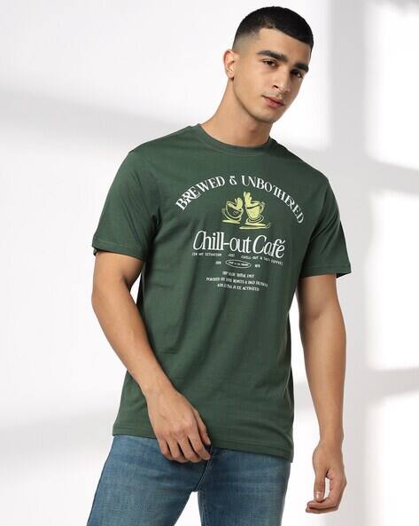 Alpha Tribe Men Regular Fit T-Shirt