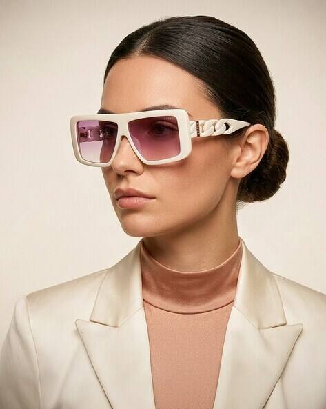 GUESS Women UV Protected Gradient Mirror Square Full-Rim Sunglasses - GUS001096021ZSG