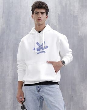 wrogn Men Cotton Relaxed Fit Hoodie-picture-27