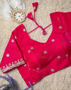 nyrika Women Floral Back Open Blouse-picture-38