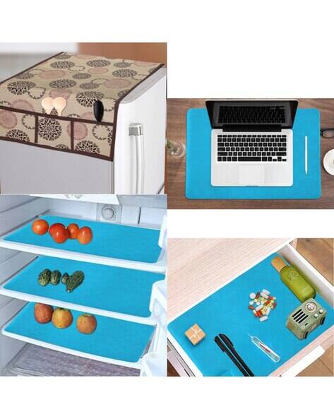 CROSMO Set of 3 Printed Mats with Fridge Cover
