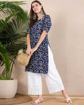 Women Straight Printed Kurta-image-0