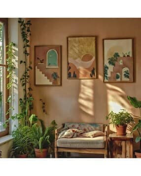 saf Set of 3 Wall Arts with Wooden Frame-picture-19