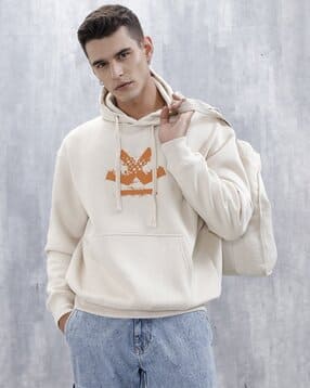 Men Cotton Relaxed Fit Hoodie-image-31