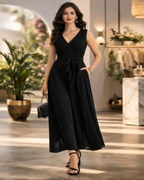 leia Women V-Neck Jumpsuit-picture-29