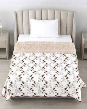 living roots Floral Print Single Bed Dohar-picture-12
