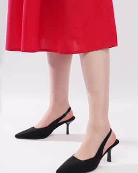 Women Sling-Back Stilettos with Pointed Toe-image-6