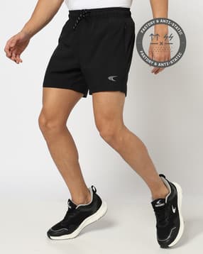 performax Men Lightweight Regular Fit Running Shorts with Knitted Mesh Panel-picture-38