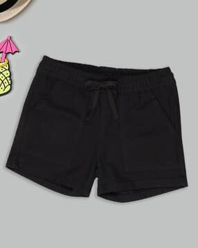 pantaloons junior Girls Regular Fit Shorts with Insert Pockets -picture-53
