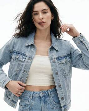 outzidr global Women Relaxed Fit Denim Jacket-picture-25