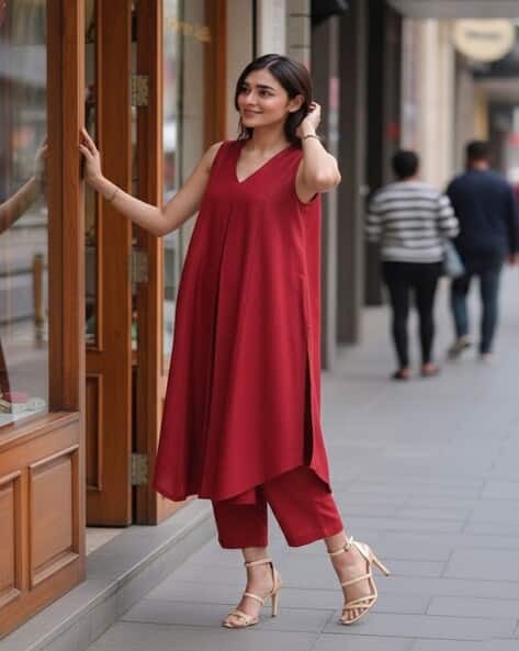 ANNI DESIGNER Women 2-Piece A-Line Kurta Set