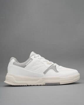 Men Round Toe Lace-Up Sneakers-image-34