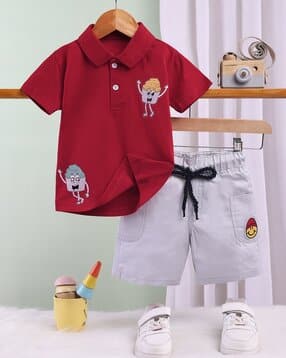 toonyport Boys Printed 2-Piece Shorts & T-Shirt Set-picture-23