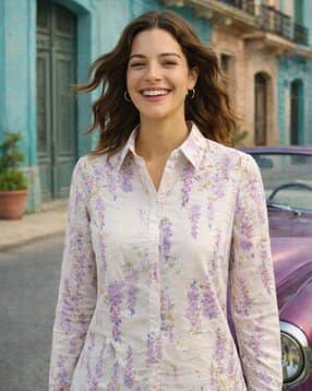svaraa Women Floral Print Relaxed Fit Top-picture-14