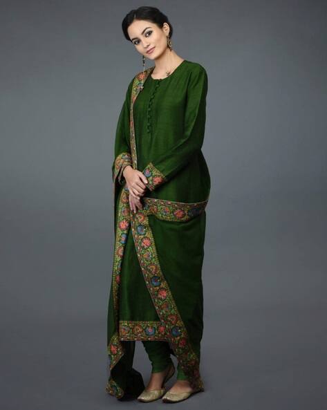 Nyrika Women Embroidered 3-Piece Kurta Suit Set