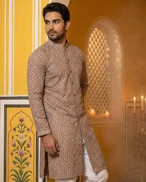 jompers Men Embroidered Regular Fit Kurta-picture-38